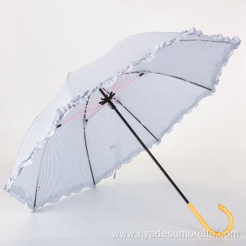 Beautiful Rain and Wind Resistant Woman Umbrella